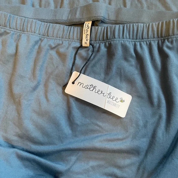 NWT!! Women’s Mother Bee blue ruched maternity skirt XL - Picture 4 of 4